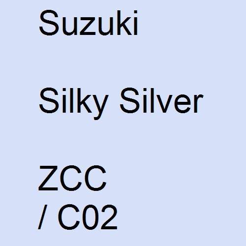 Suzuki, Silky Silver, ZCC / C02.